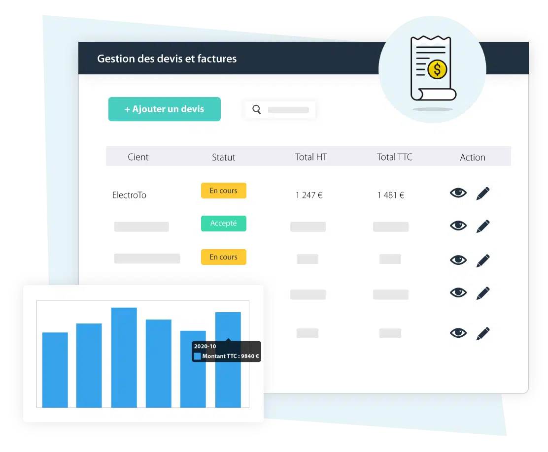 Construction invoice management