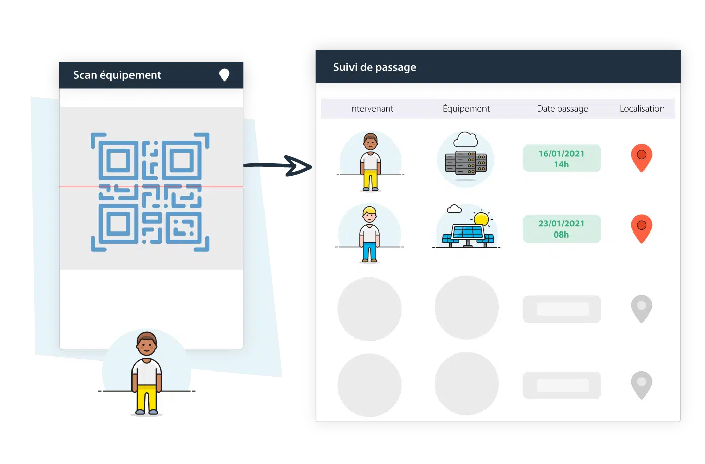 time clock software for field service team